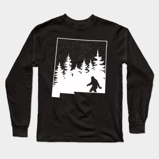 Wyoming Bigfoot Gift Long Sleeve T-Shirt